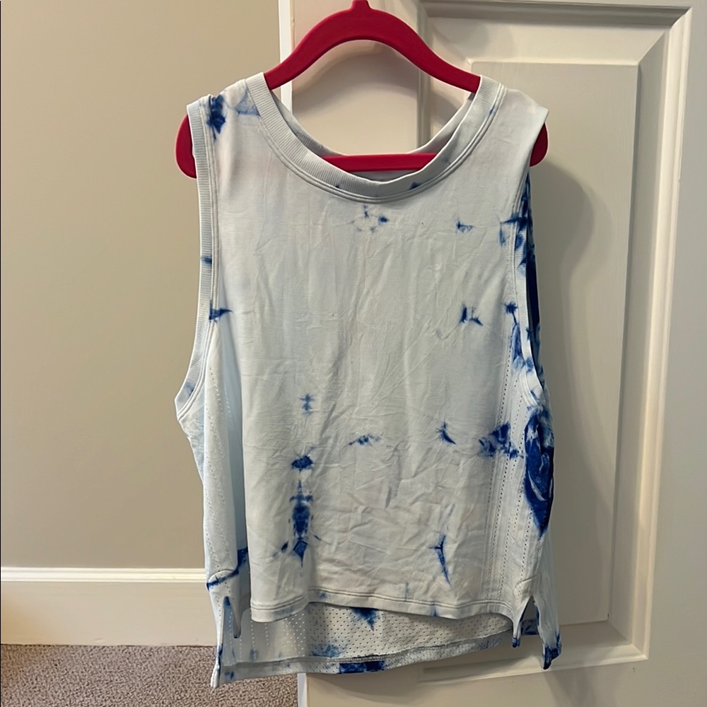 Blue lululemon Tie-Dye Sleeveless Top